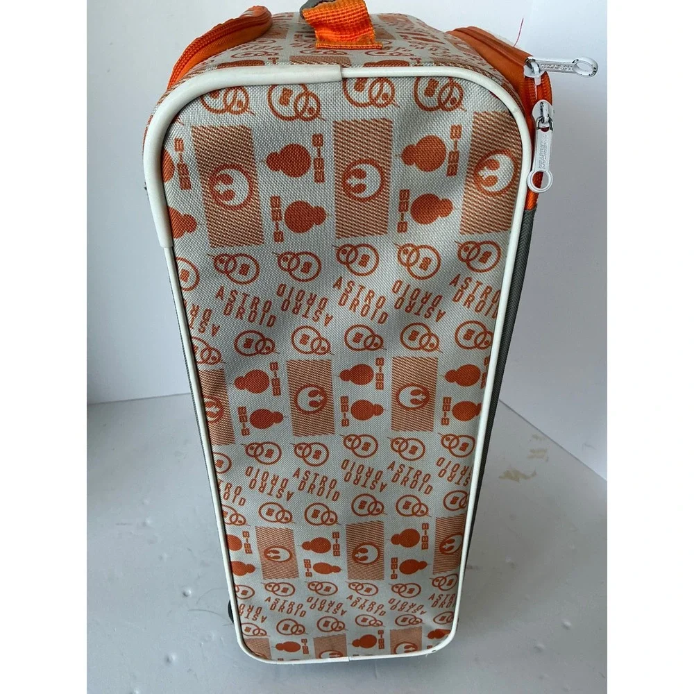 American Tourister Star Wars BB-8 Rolling Suitcase 18 Inch Kids Travel Bag Orang